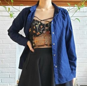 Madewell chambray button down shirt